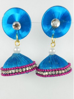 Silk Thread Earrings